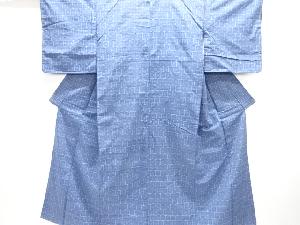 抽象模様織り出し手織り紬着物